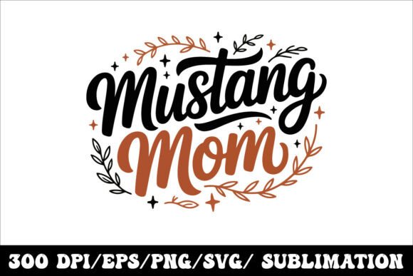 Download Stylish Script Car Mom Design with Flora - Design Collection