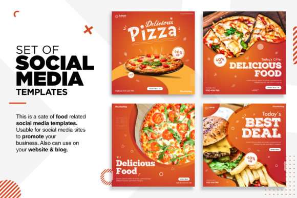 Download Food Social Media Design Templates - Design Collection