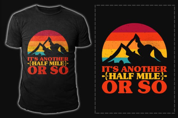 Download Hiking Vector Vintage  T Shirt Design - Design Collection