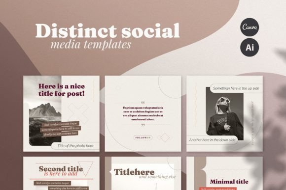 Download Distinct Social Media Templates - Social Collection