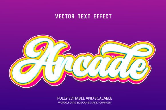 Download Arcade Modern Lettering Typography Font - Font Collection