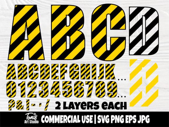 Download Construction Font, Alphabet&nbsp;&nbsp; - Font Collection