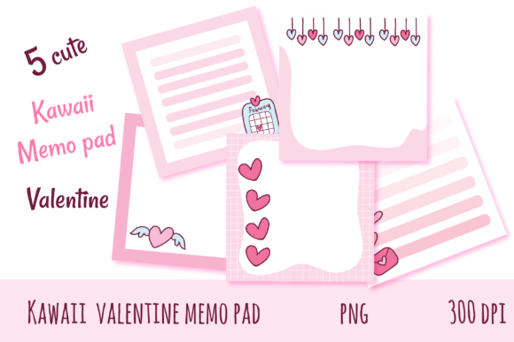 Download Valentine Memo Pad -Notepad - Stationary - Stationary Collection