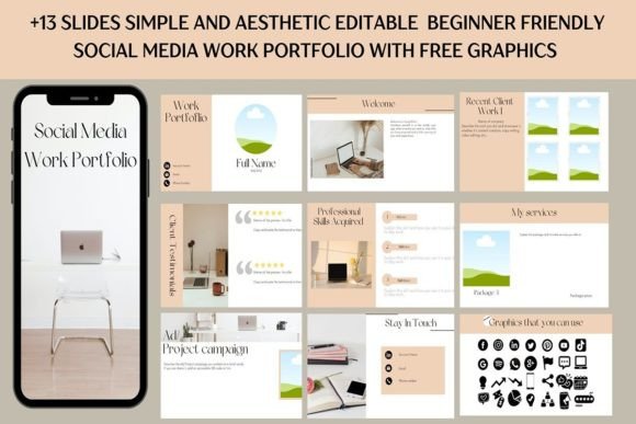Download Aesthetic Social Media Work Portfolio - Social Collection