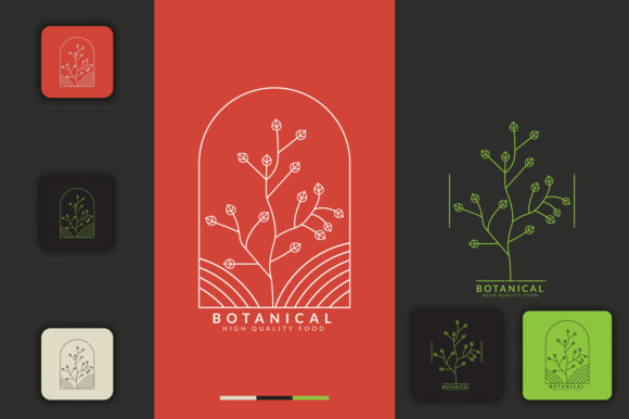 Download Green Nature Tree Botanical Logo Design - Design Collection