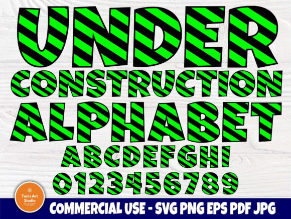 Download Construction Fonts Alphabet&nbsp; - Font Collection
