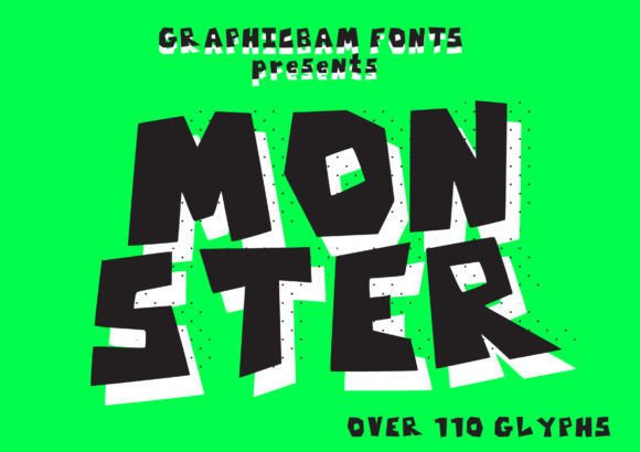 Download SVG Bold Font Bundle Monster - Font Collection