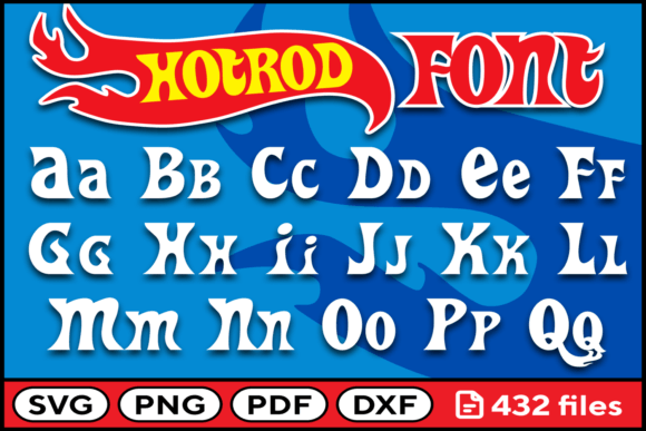 Download Hot Road Font Svg Png Pdf Dxf - Font Collection