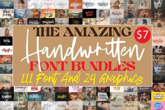 Download The Amazing Handwritten Font Bundles - Font Collection