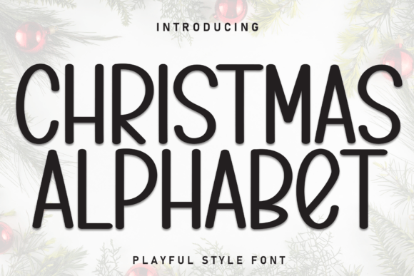 Download Christmas Alphabet Font - Font Collection