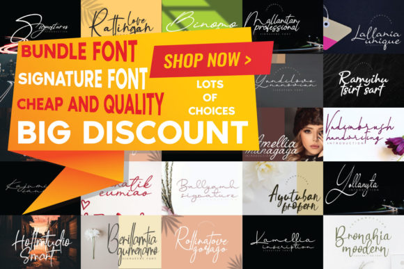 Download Big Font Bundle - Font Collection