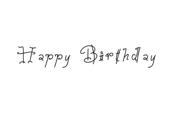 Download Happy Birthday Font - Font Collection